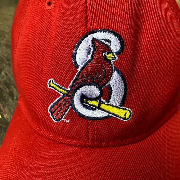 VNTG Springfield Cardinals Red Strapback Baseball Cap Minor League Adjustable - Picture 4 of 13